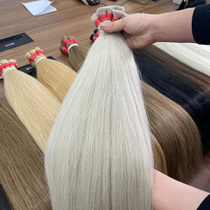 Vente flash Cheveux raides colorés en vrac Extensions de cheveux humains Produits de beauté pour femmes Toujours en stock Prêt à être expédié - Product Image 4