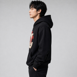 Contemporary Men <b>Hoodie</b> With <b>3D</b> Puff Print Artwork Comfortable Fit And Smooth Fabric For Streetwear Collections And Everyday Use - Product Image 4