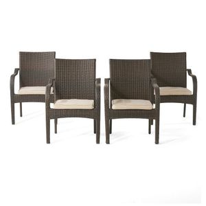 Sedie da Esterno in Vimini 56225.00CHRBRN KD Durevoli ed Eleganti per Patio o Giardino - Product Image 5