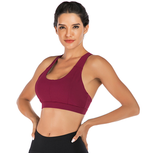 Women High Impact Solid Tank Top Sports <b>Bra</b> Crop Top <b>Push</b> <b>Up</b> Backless Yoga Fitness Activewear <b>Bra</b> Plus Size Gym Wear - Product Image 6