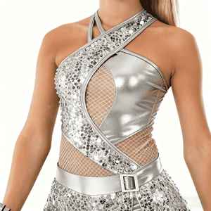 ชุดยูนิฟอร์มเชียร์ลีดเดอร์ระดับมืออาชีพ คุณภาพสูง พร้อมโลโก้สั่งทำพิเศษ แห้งเร็ว ระบายอากาศได้ดี ปรับแต่งได้ตามต้องการ และมีสไตล์ - Product Image 2