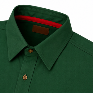 Camisa de Trabajo Unisex 2026, Verde Bosque, Algodón, Manga Larga, Resistente al Fuego, Bolsillos en el Pecho, Transpirable, Corte Regular, Cuello Camisero, Tipo Uniforme - Product Image 5