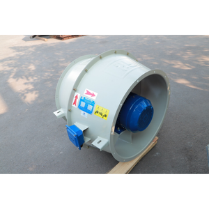Ventilador axial de accionamiento directo con diseño de montaje en base para extracción de aire en cocinas APL-5-6D de fábrica vietnamita con corte láser CNC - Product Image 1