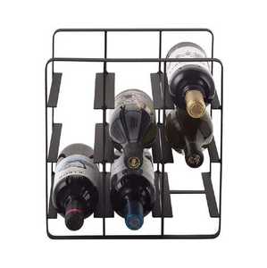 Silver metal red wine <b>bottle</b> rack holder custom for kitchen home decoration dining table champagne wine display rack holder bar - Product Image 4