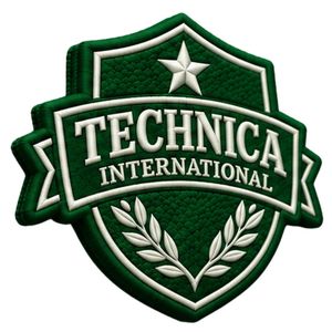 Parche Bordado Verde con Escudo, Estrella y Corona de Laurel de Technica International para Chaquetas, Bolsas, Uniformes y Ropa - Product Image 3
