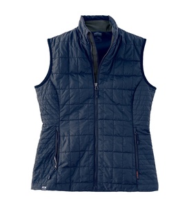 <b>Women's</b> <b>Waterproof</b> Quilted Puffer Vest Lightweight Sleeveless Zip Front Logo Polyester Filled Casual Outdoor <b>Packable</b> Outerwear - Product Image 1