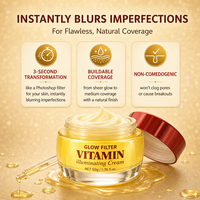 Crème filtrante éclaircissante et illuminatrice multi-vitamines, niacinamide, TXA, pour usage diurne, effet éclat, vente en gros, marque privée