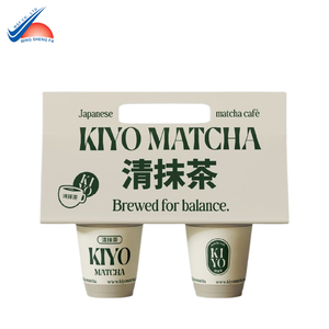 Boîte de transport de boissons recyclables | Emballage imprimé personnalisé pour boissons à emporter - Product Image 2