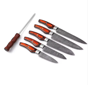 ชุดมีดทำครัวดามัสกัสแบบยั่งยืน LEGACY BLADES พรีเมียม ทำมือ ใช้ได้ทั้งมือซ้ายและขวา สำหรับเนื้อสัตว์ ผลไม้ และผัก - สำหรับมืออาชีพ - Product Image 1