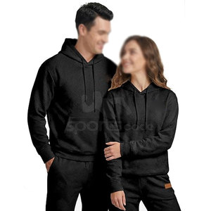 Conjunto Deportivo Premium para Hombre con Capucha para Invierno, Tela Suave y Elástica 100% Algodón, Informal para Gimnasio, Entrenamiento, Trotar y Fitness - Product Image 4