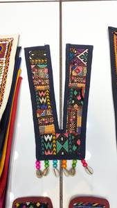 Indian Ethnic Multi Color Canvas <b>Sew</b>-<b>On</b> Triangle <b>Patches</b> for Hats Gifts & Cloth-Wholesale - Product Image 2