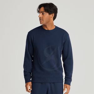 OEM Wholesale Men's Long Sleeve Sweat Suit High Quality Design Men's Training Gym Sweat Suit - Product Image 2