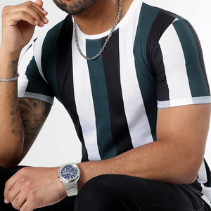 T-shirts décontractés pour hommes, surdimensionnés, en tissu éponge tricoté, sublimation, 100% coton, vente promotionnelle, confortables, séchage rapide, impression de logo personnalisée en couleur - Product Image 6