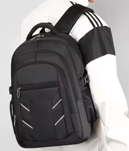 Customized Logo American Style <b>Canvas</b> School Backpack <b>Large</b> Capacity Travel Laptop <b>Bag</b> - Product Image 5
