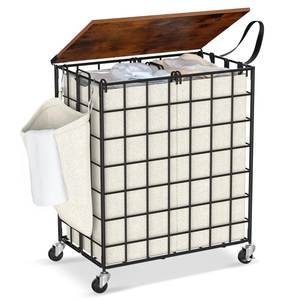 Cesto de ropa metálico para baño, para ropa húmeda y seca, con revestimiento antirust y larga duración - Product Image 3