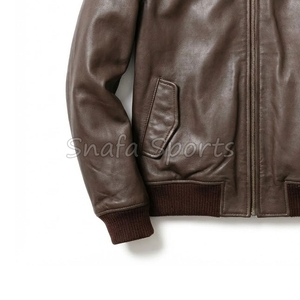 Customized Wholesale Price High Quality <b>Leather</b> <b>Jacket</b> For Men <b>Real</b> <b>Leather</b> Comfortable Stylish Men <b>Leather</b> Premium <b>Jackets</b> - Product Image 5