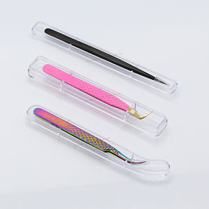 Hand Tasted Lash Extension Twezeer High Quality Curves <b>Eyelash</b> <b>Tweezer</b> Custom Logo Straight Pointed <b>Tweezer</b> - Product Image 5