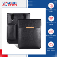 Sac pour ordinateur portable en cuir PU fait main de qualité supérieure, grande capacité, imperméable, design moderne, disponible en gros