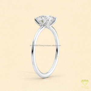Anillo de Compromiso de Moissanita de Diseño Ecológico para Bodas y Eventos Especiales, Disponible a un Precio Competitivo - Product Image 6