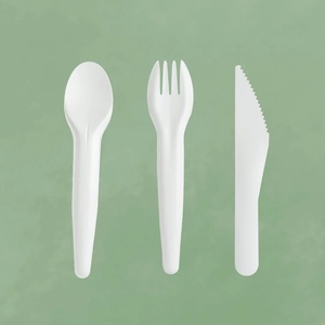 Cuchillo de Papel Biodegradable Desechable Ecológico de 155 mm, Ideal para Fiestas al Aire Libre, para Cortar Aperitivos y Porciones Pequeñas - Product Image 5