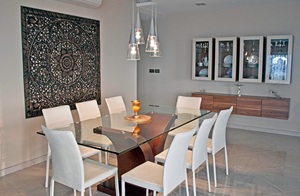 Paneles Decorativos de Madera de Teca Grabados, Cuadrados, de 1.5 m, para Colgar en la Pared, 100% Hechos a Mano, de Alta Resistencia, Ecológicos, Decoración Clásica para el Hogar TH - Product Image 5