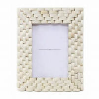 ROYAL NATURAL CRAFT RNC-98 Cadres photo vintage de luxe faits à la main, en os de la meilleure qualité, élégants et simples, pour décoration murale, type boîte à ombre