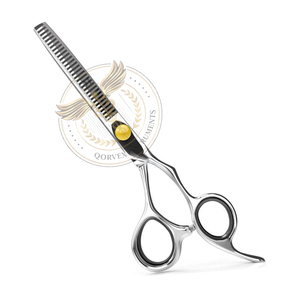 Tijeras Profesionales de Acero Inoxidable para Adelgazar el Cabello con Apoyo Ajustable para los Dedos, para Peluquería - Product Image 2