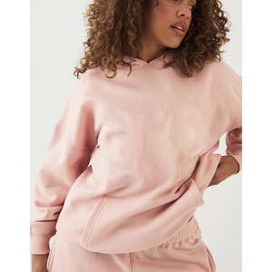 Sudadera con Capucha de Alta Calidad, 350GSM, Talla Extra Grande, con Parche Bordado, Informal, Versátil, Multicolor, de Algodón - Product Image 6