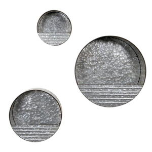 Jardinière murale en acier galvanisé écologique, style vintage rustique, décoration intérieure, pot suspendu en métal pour fleurs et succulentes - Product Image 4