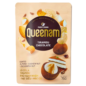 Vente directe du fabricant, service OEM/ODM, chocolat drageé HALAL, tiramisu, amandes enrobées de chocolat, noix de cajou, noix de macadamia, 75 g - Product Image 1