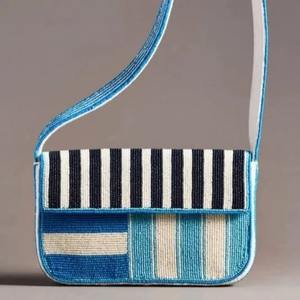 Sac à main pour femmes en résine perlée fait main TCE |   Portefeuille artisanal traditionnel pour femmes |   Accessoire de mode ethnique artisanal - Product Image 1