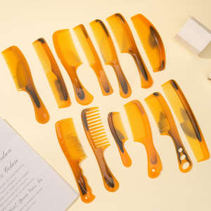 Peine de Cuerno Natural de Búfalo Hecho a Mano, Ecológico, de Alta Calidad, con Tacto Real, Personalizado, para Peinado, Artesanía para el Hogar - Product Image 1