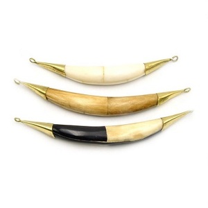 Conjunto de Joyería con Colgante de Cuerno de Animal Hecho a Mano, Chapado en Oro, Ecológico, Estilo Bohemio Unisex para Boda - Product Image 6