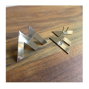 Wholesale Custom Metal Brand Logo Tag Accessories Engraved Labels - Product Image 5