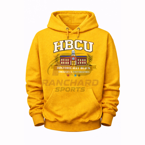 เสื้อฮู้ดดี้ HBCU สุดเท่ห์ ออกแบบเองได้ อบอุ่น สวมใส่สบาย ทนทาน เสื้อฮู้ดดี้ HBCU แบบมืออาชีพ ออกแบบเองได้ - Product Image 1