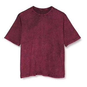 Camisetas de Moda para Hombre, Estilo Hip Hop Vintage, Lavadas, con Logotipo Personalizado, de Algodón, Lavado Ácido, Ropa Urbana - Product Image 1