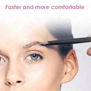 3PCS Stainless Steel Eyebrow Tweezers Set Slanted Pointed Tip Professional Beauty Grooming <b>Tools</b> OEM Logo - Product Image 5