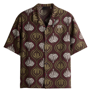 Chemise décontractée à manches courtes en mousseline pour homme, légère, respirante, boutonnée sur le devant, idéale pour l'été, la plage et les vacances - Product Image 3