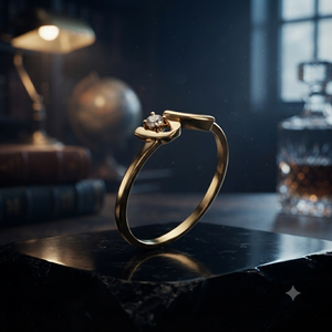 Anillo de Estilo Infinito Chapado en Oro para Mujer, Joyería de Moda Elegante y Minimalista, Fabricante Mayorista - Product Image 1