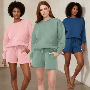 Nuevos shorts deportivos de mujer 2026 de cintura alta con bolsillos elásticos tipo gofre, shorts casuales para exteriores, ropa de trabajo, fitness, shorts de exterior de color liso. - Product Image 3