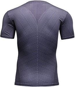 High Demand Custom Design Sublimation Short Sleeves Unisex Compression Shirt Rash Guard MMA Martial Arts High-quality Summer - Product Image 2