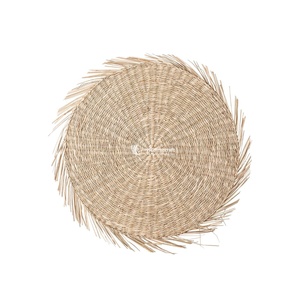 Hot Product Woven Seagrass Round <b>Table</b> <b>Placemat</b>, Eco Friendly Boho Style for <b>Dining</b>, Wedding and Christmas Decorations Vietnam - Product Image 1