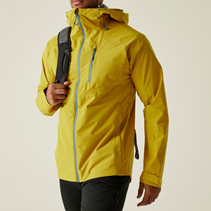 Vestes coupe-vent personnalisées en gros pour hommes, à col montant, à capuche, imperméables, respirantes, matelassées, pour la pluie et la neige - Product Image 5