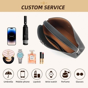 Bolso de Mano de Cuero Genuino Negro con Logotipo Personalizado, Estilo Vintage, Bolso de Hombro para Dama con Forro de Cuero - Product Image 6