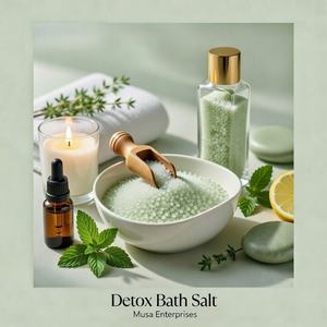 Sel de bain détoxifiant en pierre de l'Himalaya écologique en gros, mélange pur d'herbes pour le soulagement musculaire et une peau douce - Product Image 4