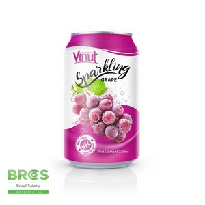 Bebida de Jugo de Uva Espumoso de 330 ml, Fabricante de Bebidas de Marca Privada OEM ODM - Product Image 1