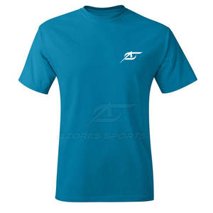 T-shirt en coton surdimensionné à manches courtes pour homme, col rond uni, style streetwear, personnalisable avec impression, vente en gros, fournisseur en vrac - Product Image 5