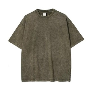 เสื้อยืดผู้ชายไซส์ใหญ่ สีพื้น แขนสั้น คอกลม ผ้าฝ้ายไล่เฉดสี เสื้อยืดลำลองเรียบง่าย - Product Image 2