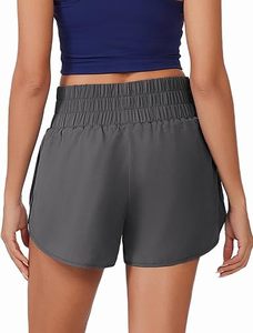 Shorts de Verano para Mujer, Cintura Alta Elástica, Secado Rápido, Spandex/Poliéster, Logotipo Personalizado, Estilo Moto y Biker - Product Image 2
