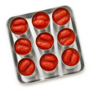 Tomates pelados en jugo de tomate en lata de 20oz, los más vendidos, hechos en Vietnam, precio mayorista estándar internacional. - Product Image 3